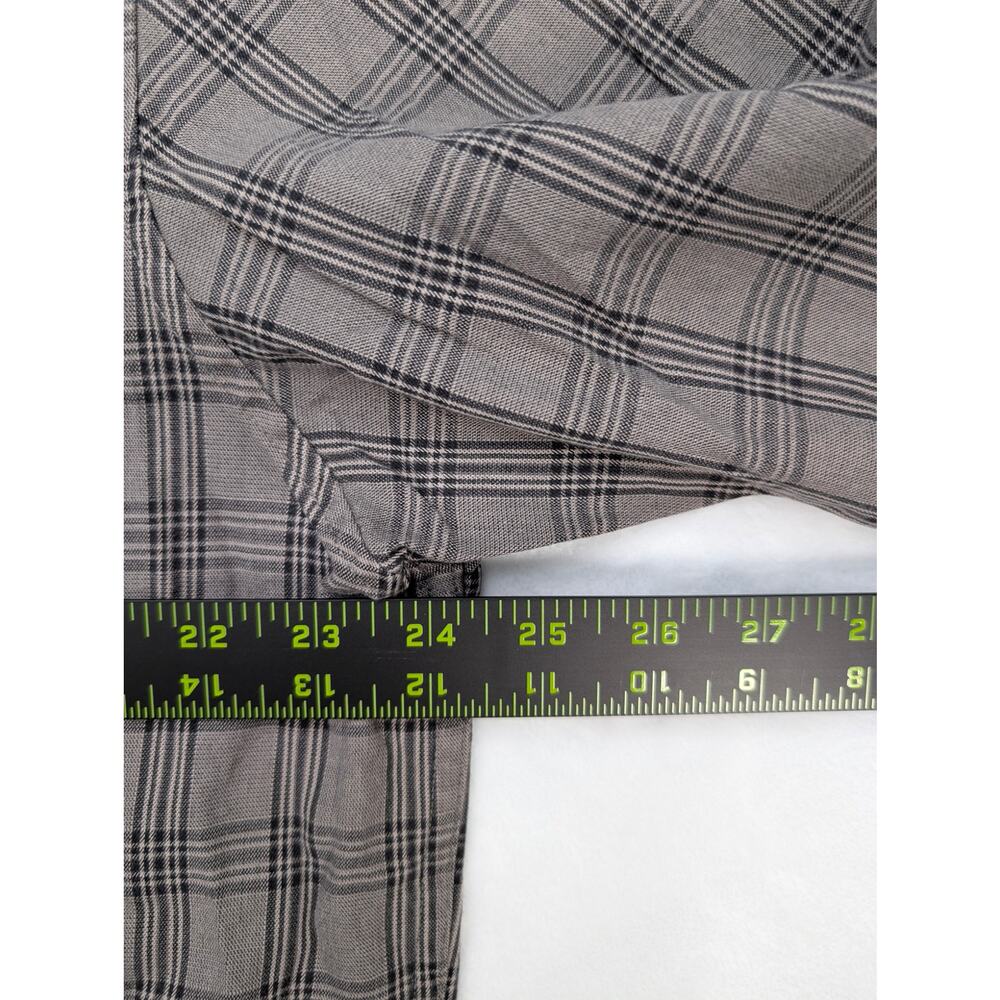 Joseph Abboud Mens Button Up Shirt XL Gray Plaid Dress Business Casual - Picture 4 of 7